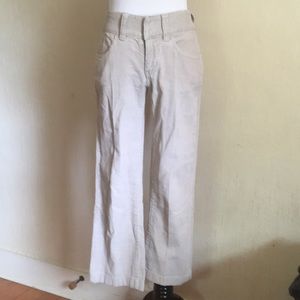 Banana Republic cords size 0 off white cropped